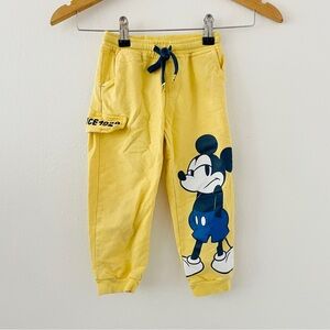 Disney Baby Mickey Yellow Sweatpants